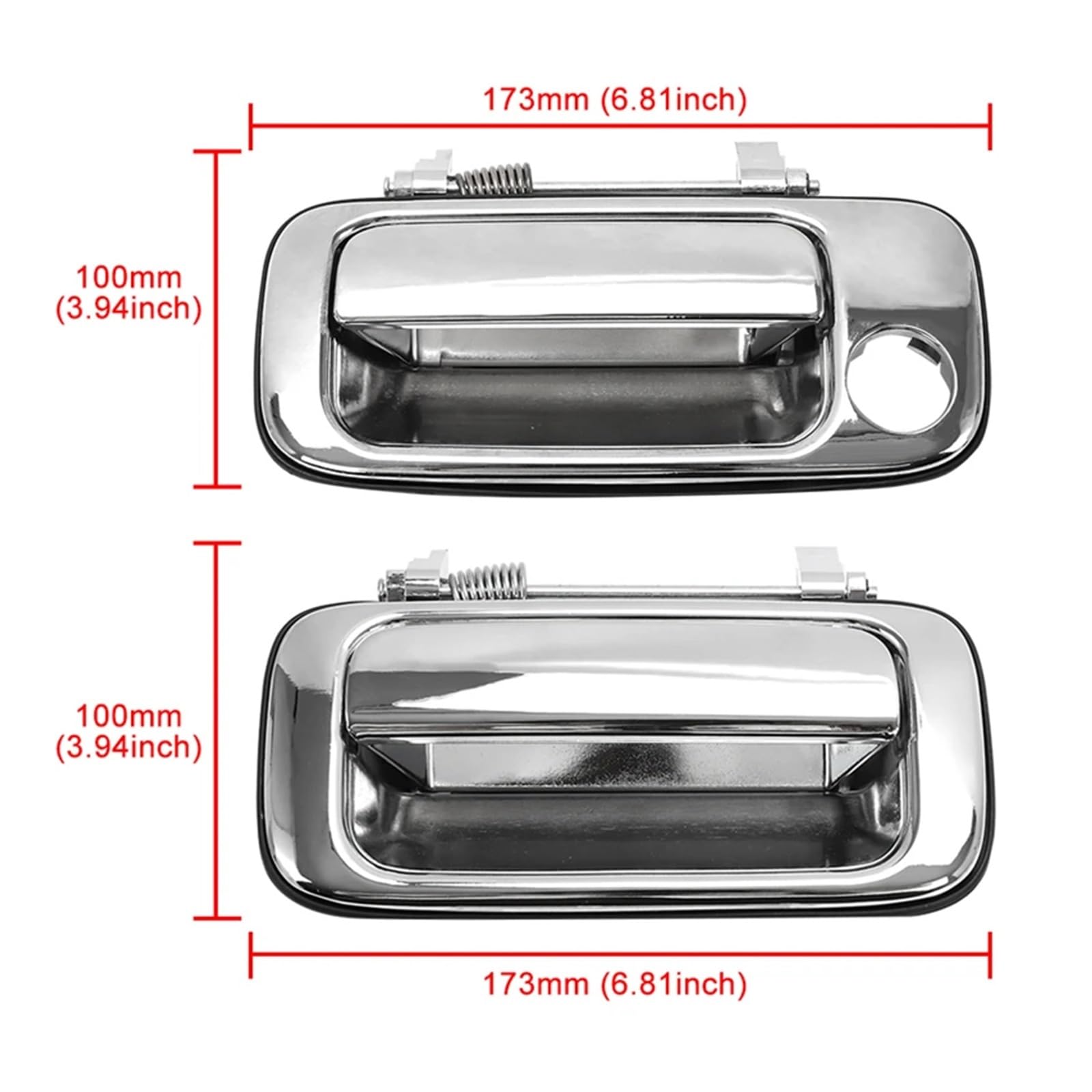Amazon.com: pjcmt Car Outer Front Rear Door Handle Exterior Door